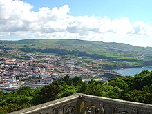 View of Serra da Ribeirinha from Monte Brasil