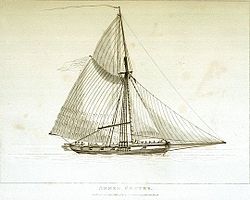 Armed cutter, etching in the National Maritime Museum, Greenwich Armed cutter.jpg