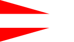 Army Rank Flag of Denmark - Chief of a Division.svg