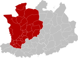 Arrondissement Antwerpen Belgium Map.svg