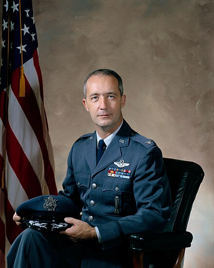 James McDivitt in his Air Force uniform as a colonel