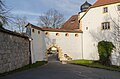 Unteraufseß Castle, gate construction