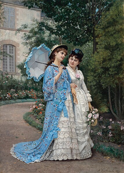 File:Auguste Toulmouche - A Garden StrollFXD.jpg