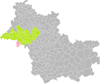 Authon dans le canton de Montoire-sur-le-Loir en 2016.