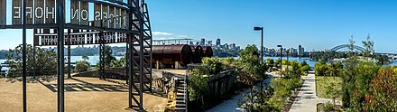 Ballast Point Park, a stunningly converted industrial site with views of Balmain and the Lower North Shore