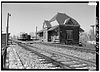 The Camden Line station at Laurel, Maryland, circa 1940