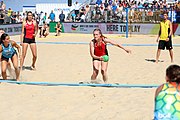 Deutsch: Deutsche Beachhandball-Meisterschaften 2022; Tag 3: 7. August 2022 – Frauen,Finale, Beach Bazis Schleissheim – Minga Turtles Ismaning 2:1 (20:26, 24:20, 8:6) English: German Beach handball Championships; Day 3: 7 August 2022 – Women Final – Beach Bazis Schleissheim Vs Minga Turtles Ismaning 2:1 (20:26, 24:20, 8:6)