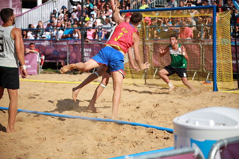 File:Beach handball at the 2018 Summer Youth Olympics – Boys Gold Medal Match 097.jpg