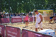 Deutsch: Beachhandball bei den Olympischen Jugendspielen 2018 in Buenos Aires; Tag 7, 13. Oktober 2018; Jungen, Halbfinale – Spanien-Kroatien 2:1 English: Beach handball at the 2018 Summer Youth Olympics in Buenos Aires at 13 October 2018 – Boys Semifinal – Spain-Croatia 2:1 Español: Handball de playa en los Juegos Olimpicos de la Juventud Buenos Aires 2018 en 13 de octubre de 2018 – Semifinales de chicos - España-Croacia 2:1