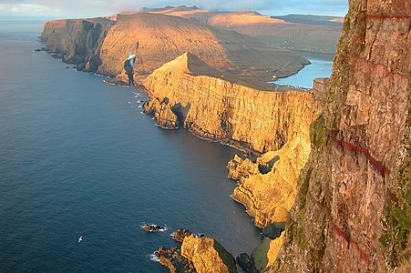 Beinisvørð and westcoast of Suðuroy, Faroe Islands.