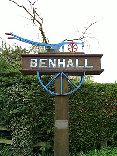 <span class="mw-page-title-main">Benhall Green</span> Human settlement in England