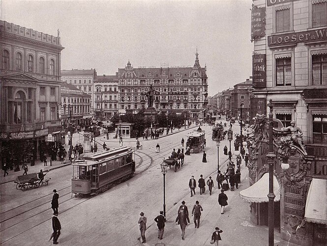 Площадь Александерплац в Берлине (1903 год)