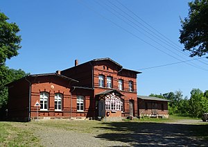 Dedeleben station was the terminus of the operated line for 55 years.