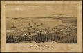 Port Townsend, Puget Sound, Washington Territory, 1878, with list of landmarks; drawn and published by E.S. Glover, Portland, Oregon, A.L. Bancroft & Co., Litho., San Francisco