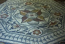 The fourth Blackfriars Pavement in Jewry Wall Museum Blackfriars Roman Pavement.jpg