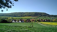 Blick vom Berg auf Rohden bei Hessisch Oldendorf