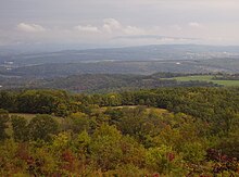 View from Glade Pike on Dry Ridge.