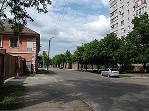 Вулиця Богдана Хмельницького на початку
