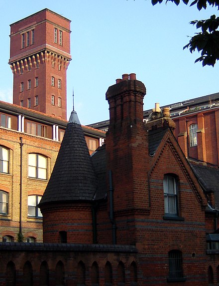 Bryant and May factory in Bow, which was rebuilt in 1910 Bow match factory 1.jpg