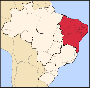 Brazil Region Nordeste.svg