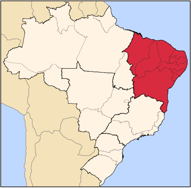 Ficheiro:Brazil Region Nordeste.svg