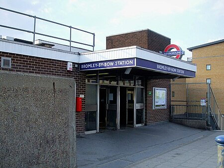 Bromley by Bow stn entrance