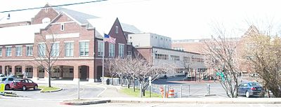 View from Midland Avenue. Bronxville NY public school.jpg
