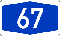 Bundesautobahn 67 number. svg