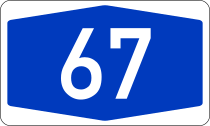 Bundesautobahn 67 number.svg