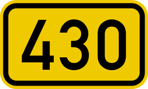 Bundesstraße 430 number.svg