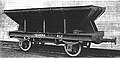 Schotterwagen für verschiedenen indische Bahnen, 1908