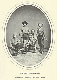 William H. Brewer's 1864 field party California Geological Survey Field Party of 1864.jpg