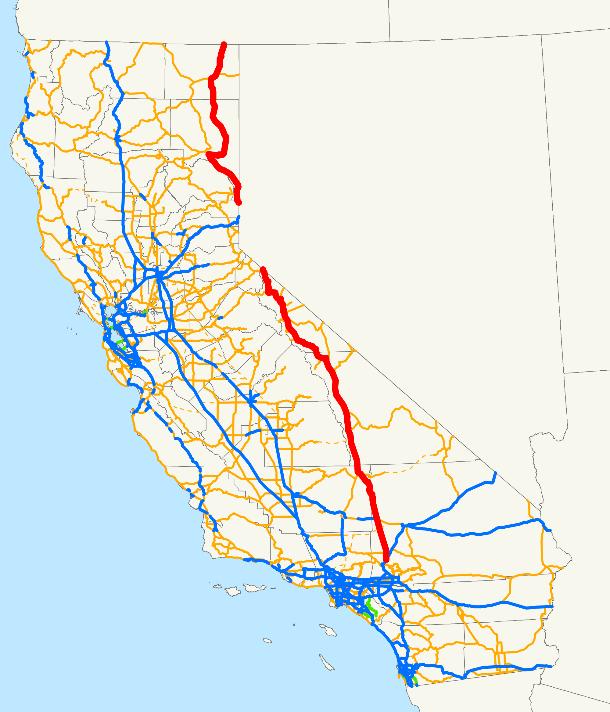 Map Us 395 Open ...