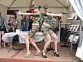 Camouflage body painting at WBF 2010.jpg