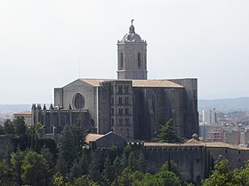 Illustrasjonsbilde av seksjonen Cathedral of Saint Mary of Girona