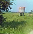 Le Château d'eau, aujourd'hui disparu, qui dominait le village.