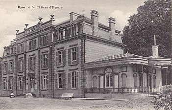 Château d'Hyon démoli vers 1980.