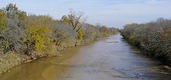 В районе округа Самнер, Канзас.