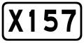 China County Road X157.svg