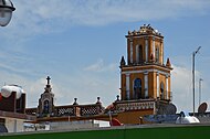 Kerusakan pada Katedral Katholik di Puebla