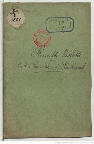 Fichier:Chomette et Pirckaert Fleurette Violette 1897.djvu