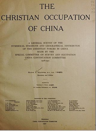 <i>The Christian Occupation of China</i>