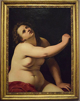 <i>Cleopatra</i> (Artemisia Gentileschi, Ferrara) Painting by Artemisia Gentileschi