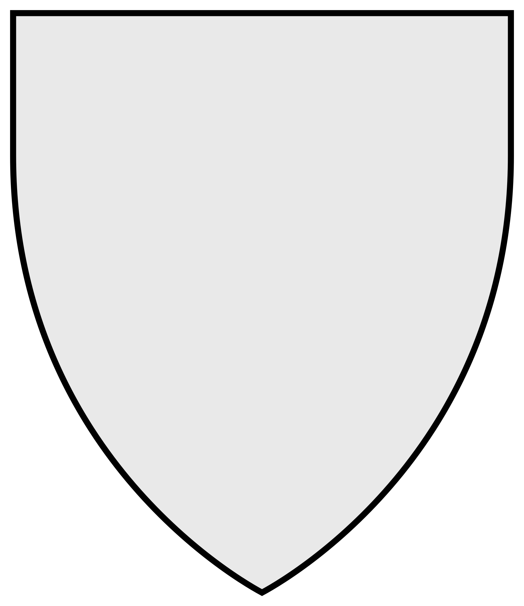 blank coat of arms shield template