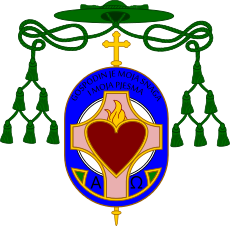 Coat of Arms of Bishop Franjo Komarica.svg