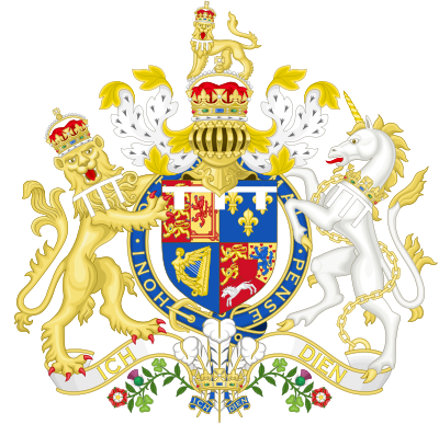 Coat of Arms of the Hanoverian Princes of Wales (1714-1760).svg
