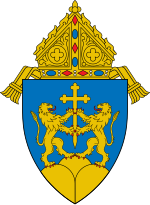 Coat of arms of the Diocese of Baker.svg