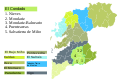 Mapa de la comarca del Condado
