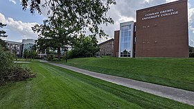 Conrad Grebel University College in Waterloo, Ontario. Conrad Grebel University College - Waterloo, ON.jpg