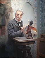 Fernand Cormon, "Skulptor tööl", 1891, Musée Georges-Garret, Vesoul